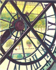 Musee D'Orsay Clock, Paris